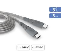 Cavo ultra rinforzato C/C 3A 3m riciclato grigio