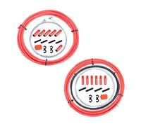 Cavo universale per freno e leva del cambio per bicicletta con custodia di ricambio e cavo di protezione per mountain bike e bici da strada 2020 (rosso)