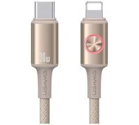 Cavo USAMS da USB-C a Lightning da 1,2 m con ricarica rapida in titanio