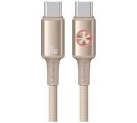 Cavo USAMS da USB-C a USB-C da 1,2 m con ricarica rapida in titanio