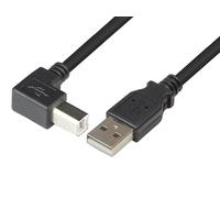Techly Cavo USB 2.0 A maschio/B maschio angolato 1 m