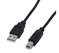 Cavo USB 2.0 A/B MCL 2 m Nero Maschio/Maschio