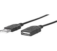 Manhattan Cavo Prolunga USB 2.0 A maschio/femmina Hi-Speed 0,5 m