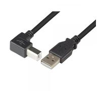 Techly Cavo USB 2.0 A maschio/B maschio angolato 2m (ICOC U-AB-20-ANG) NEW