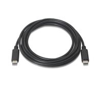 Cavo USB 2.0 Aisens 3A Tipo C Maschio/Maschio 0,5 m Nero