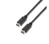 Aisens Cavo USB A107-0057 USB 2.0 Tipo C maschio a Tipo C maschio 3A 2 m Nero