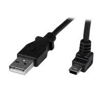 Startech Mini Usb Cable A To Up Angle Mini B 1 M One Size Black