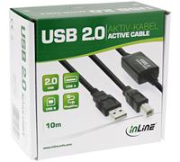 Cavo USB 2.0 - attivo con amplificazione del segnale Inchrepeater Inch - da A a B - 10 m NEW