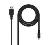 Cavo USB 2.0 con connettore di tipo A/M a Micro USB B/M, lunghezza di 3,0 metri, perfetto per collegare dispositivi con porta Micro USB a computer o caricabatterie. Ideale per un trasferimento di dati