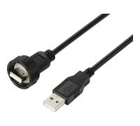 Cavo USB 2.0 con spina USB-A a IP67 USB-A, 0,5 m TC-E13T-MU2-MWA/NWA-0.5PV-S cavo in plastica impermeabile