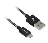 Cavo USB 2.0, connettore USB-A > connettore Micro-USB Nero/grigio