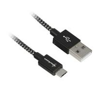 Sharkoon USB 2.0 kabel USB-A> micro-USB B Kabel 4044951027019