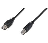 Digitus cavo usb 2.0, a/b, m/m, nero, 3mt