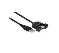 Cavo USB 2.0 da pannello Tipo A Maschio / Femmina - 1 Metri