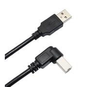 Cavo USB 2.0 da tipo A a tipo B maschio da 4,5 m per Canon, HP, Lexmark, Epson; compatibile con stampanti e scanner Dell, Xerox, Samsung, colore nero.