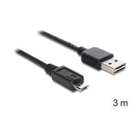 Cavo USB 2.0 DeLOCK EASY-USB 2.0-A 3 m Nero