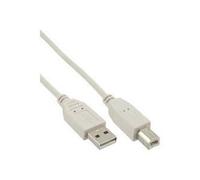 InLine 20648 Cavo USB 2.0, Type a Maschio a Type B Maschio, 1.8M, Bulk Beige