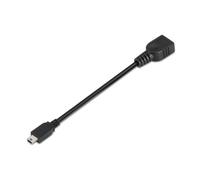 Cavo USB 2.0 OTG AISENS A101-0033 Mini B Macho - A Hembra Nero 15cm