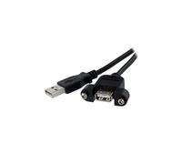 Cavo USB 2.0 per montaggio a pannello - STARTECH - 30 cm - Nero