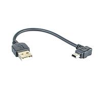Cavo USB 2.0 per USB-A su USB Mini-B 5 pin connettore 10 cm angolo a 90 ° System-S -