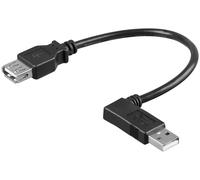 Goobay 95705 Cavo Prolunga USB 2.0 ad Alta Velocità 90°, 0.30m Lunghezza del Cavo