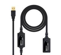 Cavo USB 2.0 Prolunga con amplificatore tipo A/maschio a femmina da 15 m per trasferire dati e collegare dispositivi a distanza.