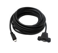 USB 2.0 Cavo 5 M Micro B Spina A Presa Adattatore Vite Nero