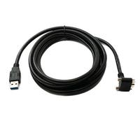 System-S Cavo USB 3.0 3m tipo A maschio a 3.0 Micro maschio adattatore angolare vite