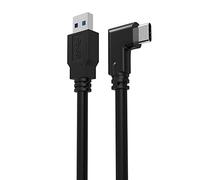Cavo USB 3.0 A a USB C ad angolo retto, cavo di trasferimento dati da 4,9 m a 90 gradi tipo C per Sony A7SIII A7III A7RIII A7C A7RIV Nikon Z6 Z7 Canon EOS R RP R5 R6 G7X Mark III Fuji X-T3 X-T4