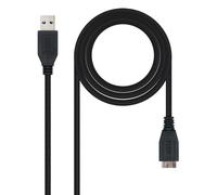 Cavo USB 3.0 A con Micro USB B NANOCABLE 10.01.110-BK