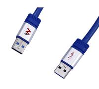 Maclean MCTV-606 Cavo USB 3.0 AM - AM Premium 5 GB/s Alta Qualità Data Trasferimento Ultra Fast Rapido