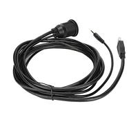 Cavo USB 3.0 AUX DC 3,5 Mm per Montaggio su Auto, Cavo di Montaggio Impermeabile da 2 M USB 3.0 e 3,5 Mm per Pannello di Prolunga per Auto, Barca e Moto