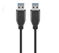 Cavo USB 3.0 maschio/maschio Goobay da 3 m Nero