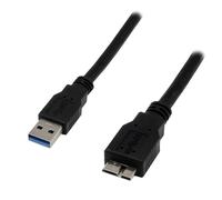 Cavo USB 3.0 MCL 1,8 m Micro-USB B a USB A Nero