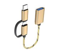 Cavo USB 3.0 OTG da A A Tipo C Cavo Adattatore USB OTG per il Collegamento di Mouse Game Pad Tastiera Telefono Computer