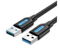 Cavo USB 3.0 Vention CONBG/ 1,5m USB-A Maschio a USB-A Maschio Nero Cavo USB 3.2 Gen 1 5Gbps