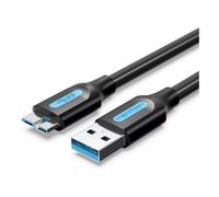 Cavo USB 3.0 Vention per dischi rigidi esterni 10 W 3 m Nero