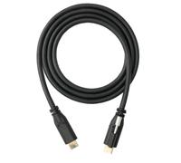 Cavo USB 3.1 100 cm tipo C maschio a maschio vite adattatore in nero