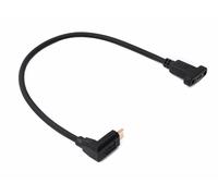 Cavo USB 3.1 30 cm tipo C maschio a femmina vite adattatore angolare nero
