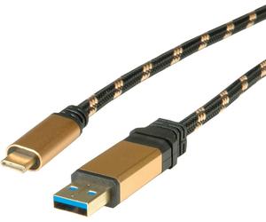 Cavo Usb 3.1 A-C 1Mt M/M Type C Gold Roline