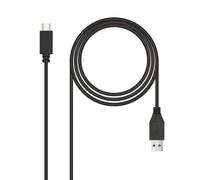 Cavo USB 3.1 Gen 2, 10 Gbps, 3A, USB-C a USB-A, 1,5 m, ideale per trasferire dati e caricare dispositivi in modo rapido ed efficiente.