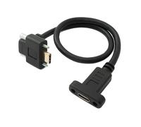 Cavo USB 3.1 Gen 2 100W 30 cm Tipo C maschio a femmina vite adattatore angolare