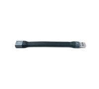 Cavo USB 3.1 Gen 2 SYSTEM-S 10 Cm Tipo A Maschio A Femmina Flat Cable 10 Gbit/s
