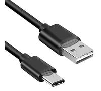 Cavo USB 3.1 tipo C adatto per Cubot KingKong 9 8 7 6 5 Pro Ace 2 3 AX ES Power Star X Pro 4G 5G | con connettore lungo PC computer tipo C cavo dati | USB-C nero