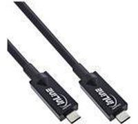 InLine Cavo USB 3.2 Gen.2 AOC, USB Type-C maschio/maschio, nero, 10m