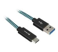 Sharkoon USB-Kabel USB-C M zu USB Typ A Cavo Digitale/dati 1 4044951027125
