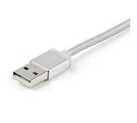 Cavo USB 3 in 1 StarTech Trenato 1 m USB-A a Lightning USB-C Micro-USB Argento