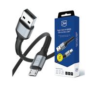 CAVO USB 3MK Hyper Cable NSERIES, da -A a microUSB, 3 m, Nylon intrecciato, Alluminio