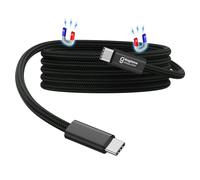 Cavo USB 4 240 W, 1,5 m, cavo magnetico USB C, supporto display 8K@60HZ, 4K@144HZ 40 Gpbs, cavo USB C a USB C per Phone 15Pro/15ProMax, per Mac_Books, USB C Hub Docking Station