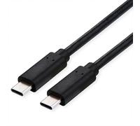 CAVO USB 4 C-C 2MT M/M BK 100W CONTATTI DORATI PD 20V/5A 20GBIT/S